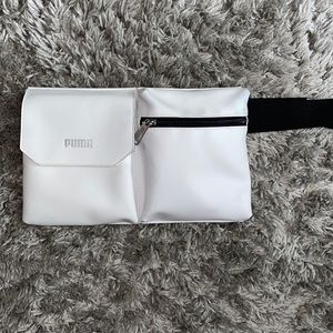 puma white Fanny pack